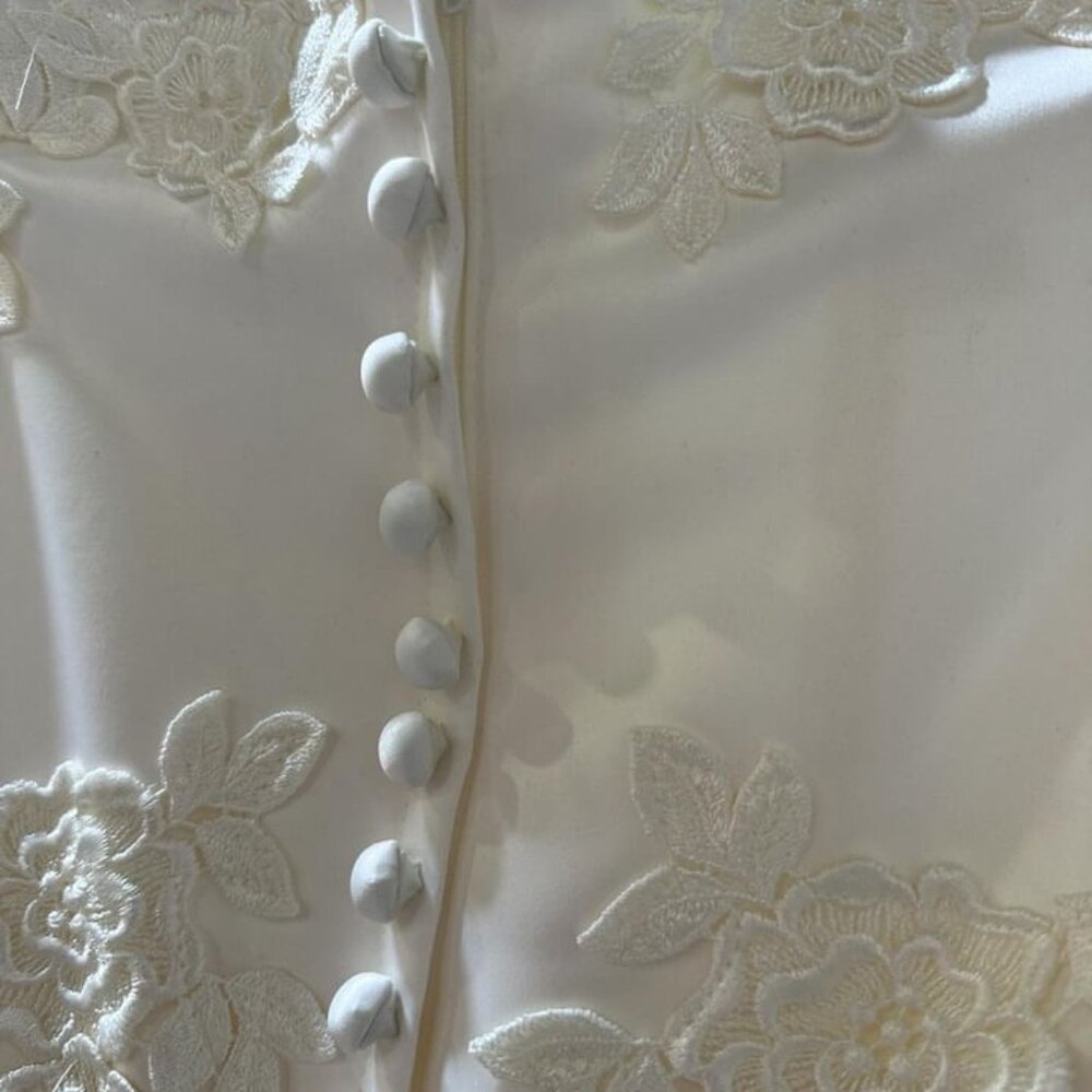 Vintage Jessica McClintock Wedding Dress / 2nd Look - Picture 9 of 10